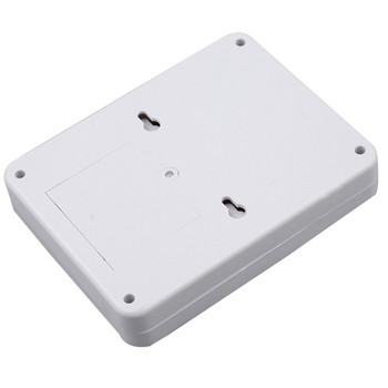 LUDA 2X Безжична аларма със сензор за движение със защитна клавиатура PIR Домашен гараж Навес Каравана Бяла