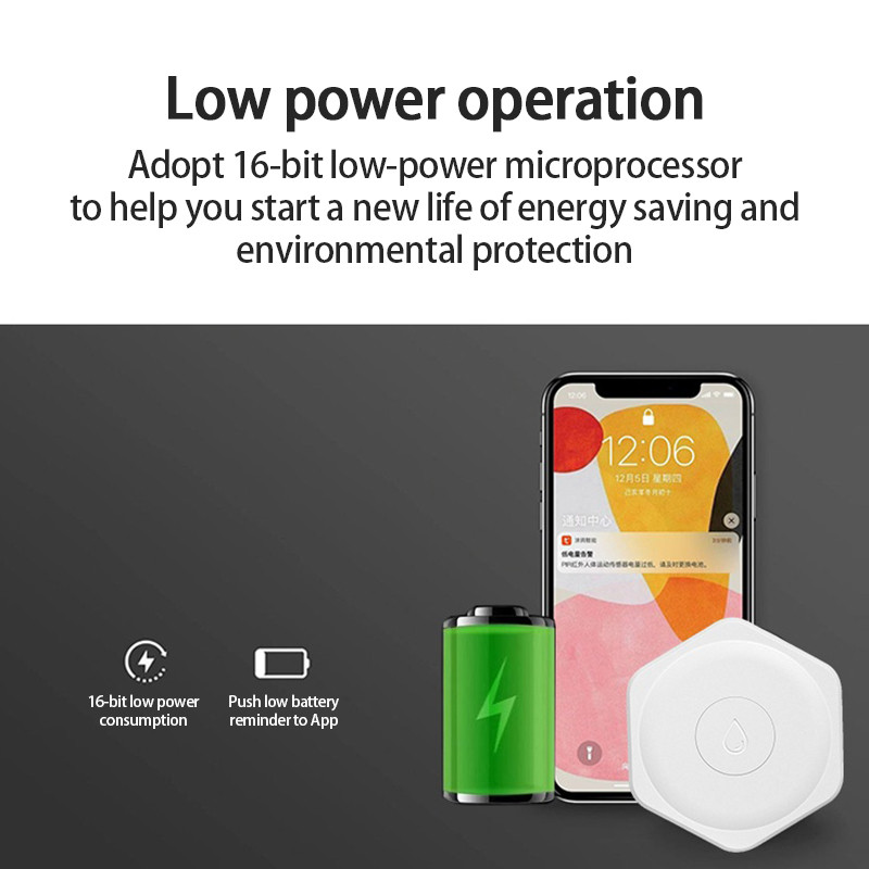 AUBESS WiFi ūdens sensors mājas drošības signalizācijas sistēma ūdens noplūdes detektors mājas plūdu sensora drošības trauksme APP tālvadības monitors