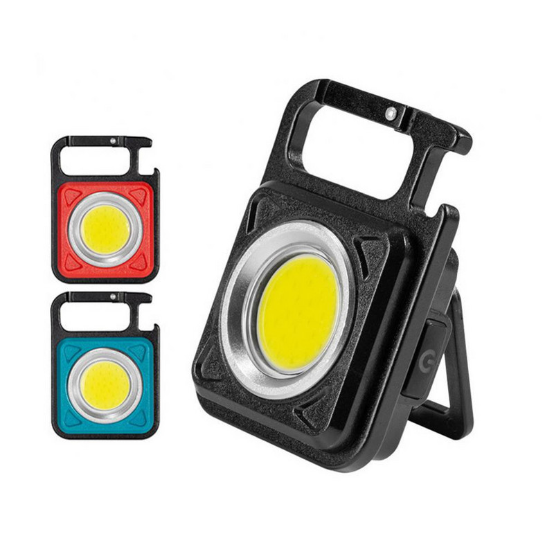 Nešiojamas LED mini šviestuvas daugiafunkcis neperšlampamas žibintuvėlis kišeninis darbinis žibintas Daugiafunkcinis kempingo žvejybos žibintas