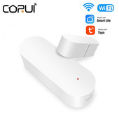 CORUI Tuya Smart WiFi Senzor de ușă Senzor de fereastră Detector de alarmă magnetică de ușă Detector de ușă inteligentă deschisă/închisă Senzor magnetic