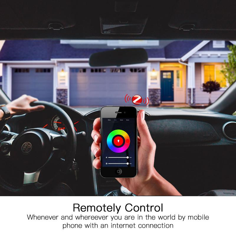 TUYA Zigbee GU10 Bec inteligent reflector RGB+CCT 5W Bec LED reglabil Control vocal Alexa Google Home Yandex Alice