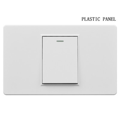 Valguslüliti ja pistikupesa USA Mehhiko Itaalia Tšiili seinarõhk USB-tüüpi C pistikupesa karastatud klaasist/plastist ristkülikupaneel kodukontori jaoks