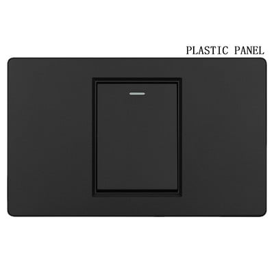 Valguslüliti ja pistikupesa USA Mehhiko Itaalia Tšiili seinarõhk USB-tüüpi C pistikupesa karastatud klaasist/plastist ristkülikupaneel kodukontori jaoks