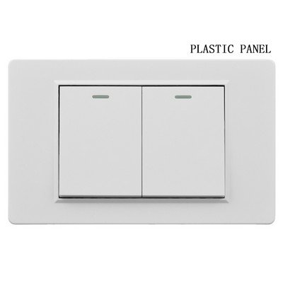 Valguslüliti ja pistikupesa USA Mehhiko Itaalia Tšiili seinarõhk USB-tüüpi C pistikupesa karastatud klaasist/plastist ristkülikupaneel kodukontori jaoks