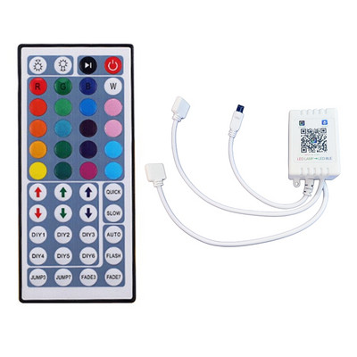 1 készlet RGB Bluetooth vezérlő + 44 gombos távirányító RGB IR RF LED vezérlő WS2811 WS2812 LED fénycsíkhoz