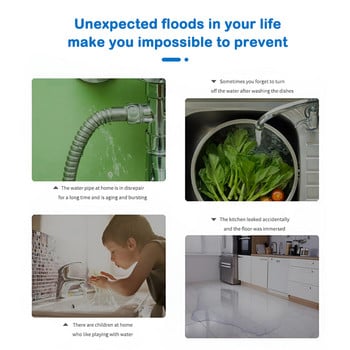 Scene Linkage Smart Life Flood Sensor Water Linkage Alarm Tuya Water Leak Detector Система за домашна сигурност Сензор за теч Zigbee