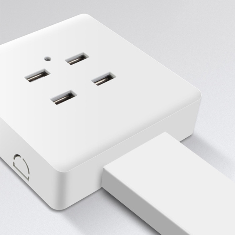 Priză electrică USB 2/4 porturi Stație de încărcare de montare pe perete Adaptor de alimentare Priză 110V-250V pentru uz acasă la birou Drop Ship