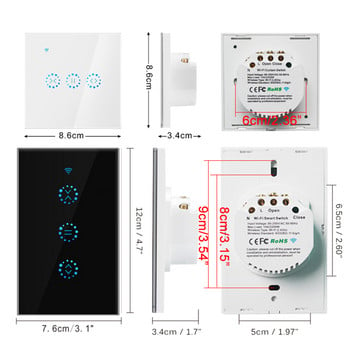 eWeLink WiFi Smart Curtain Blind Switch for Roller Shutter Electric Motor Google Home Alexa Echo Voice Control DIY Smart Home