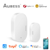 Tuya Smart ZigBee Senzor ușă Ușă deschisă/închisă Detectoare Notificare aplicație Alertă Alarmă de securitate Control vocal Alexa Google Home