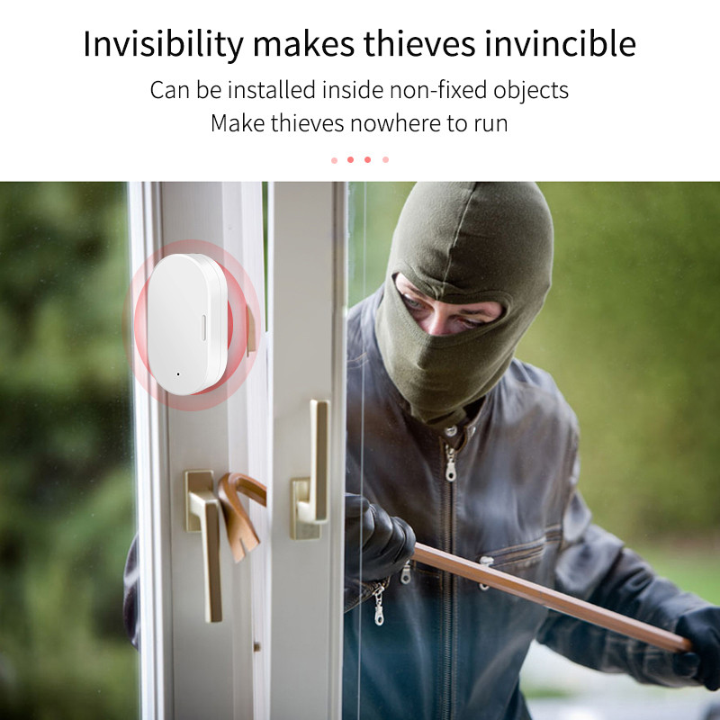 Tuya Smart ZigBee Senzor ușă Ușă deschisă/închisă Detectoare Notificare aplicație Alertă Alarmă de securitate Control vocal Alexa Google Home