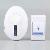 Soneria digitală inteligentă, rezistentă la apă, utilă, sonerie fără fir cu un singur buton, la distanță lungă pentru interior