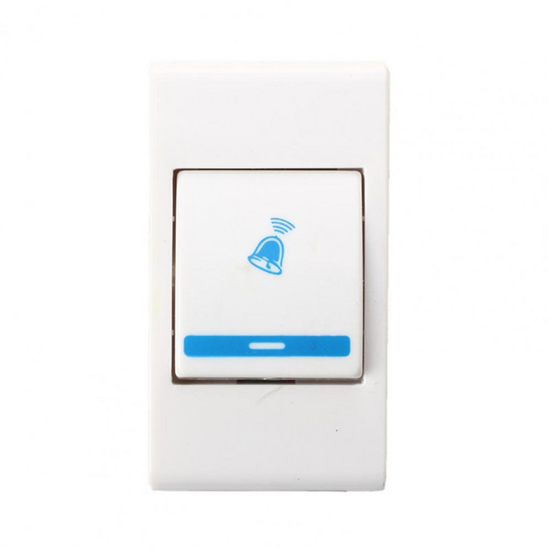 Soneria digitală inteligentă, rezistentă la apă, utilă, sonerie fără fir cu un singur buton, la distanță lungă pentru interior