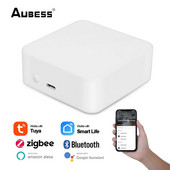 Tuya Zigbee3.0 Smart Gateway Hub WiFi+Bluetooth Multi-mode Smart Life APP Telecomanda fără fir funcționează cu Alexa Google