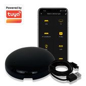 Tuya Wifi Ir Remote Ir Remote Temperature Humidity Detector Smart Home Automation Control For Ac Tv Fan Aircon Alexa Echo Google