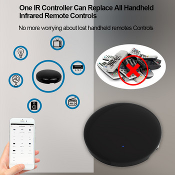 Tuya Wifi Ir Remote Ir Remote Temperature Humidity Detector Smart Home Automation Control For Ac Tv Fan Aircon Alexa Echo Google