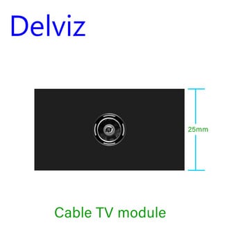 Delviz Brazil стандартен контакт, Направи си сам персонализиран превключвател и контакт, 2A USB кабелен модул за мрежов порт за телевизия, BR електрически щепсел Стенен 20A контакт