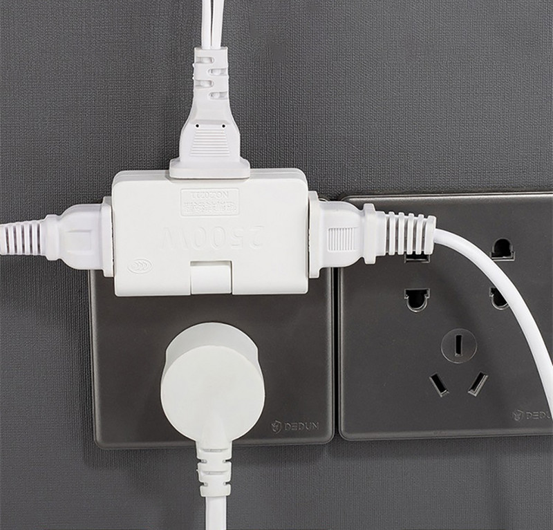 1500 W 3 virzienu plakans kontaktdakšas adapteris ES barošanas spraudnis ASV pagarinātāja spraudņa adapteris, pārnēsājams, salokāms pagarinājuma ceļojuma pārveidotāja ligzda