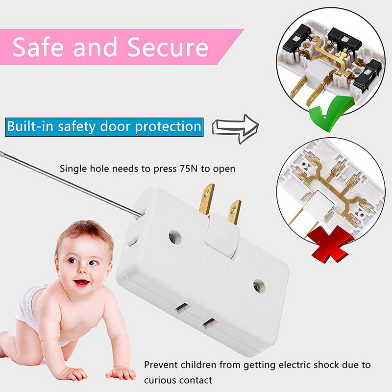 1500 W 3 virzienu plakans kontaktdakšas adapteris ES barošanas spraudnis ASV pagarinātāja spraudņa adapteris, pārnēsājams, salokāms pagarinājuma ceļojuma pārveidotāja ligzda