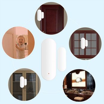 ZigBee Smart Door Window Sensor Alarm Magnetic Home Security System Door Open Alert APP Дистанционно управление