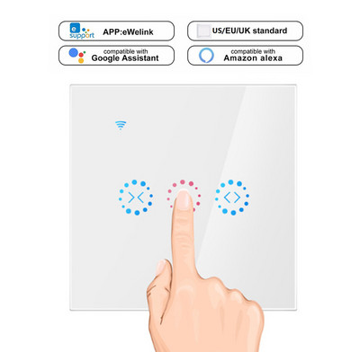 WIfi Smartlife Ewelink Tuya aklinos užuolaidos jungiklis užrakto laikrodis laikrodis, ritininis variklis vamzdinis laikmatis nuotolinio valdymo pultas Alexa Google Home
