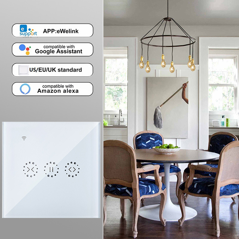 WIfi Smartlife Ewelink Tuya aklinos užuolaidos jungiklis užrakto laikrodis laikrodis, ritininis variklis vamzdinis laikmatis nuotolinio valdymo pultas Alexa Google Home