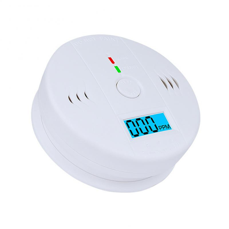 Securitate la domiciliu 85dB Avertizare LCD fotoelectric independent Senzor de gaz CO Detector de alarmă de otrăvire de monoxid de carbon