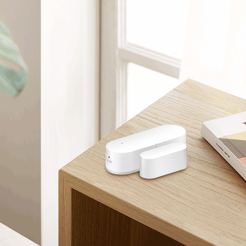 Tuya WiFi viedais daudzfunkcionālais durvju magnētiskais sensors Viedais gaismas sensors un durvju sensors 2 vienā darbā ar Alexa Google Assistant