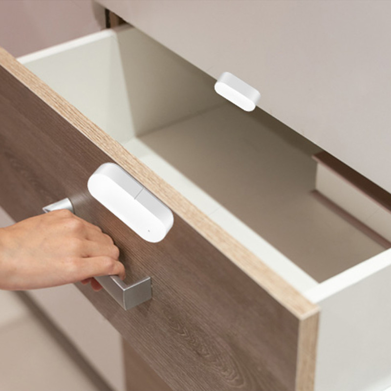 Tuya WiFi viedais daudzfunkcionālais durvju magnētiskais sensors Viedais gaismas sensors un durvju sensors 2 vienā darbā ar Alexa Google Assistant