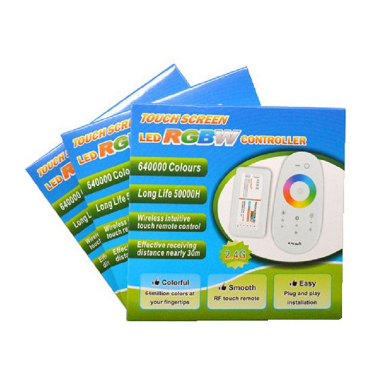 Controler de reglare unică RGB 2,4G Telecomandă LED Full Touch Controler pentru șiruri de lumină de joasă tensiune DC12V-24V