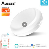Tuya Smart Wireless WiFi-IR tālvadības pults Tuya Smart Life APP WiFi infrasarkanais tālvadības pults Gaisa kondicionieris TV televizora pierīce
