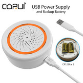 Senzor Smart Zigbee CORUI Tuya 3 în 1 Alarma cu sirenă încorporată 90DB Senzor de lumină sonoră Sistem de securitate pentru acasă Tuya Gateway Hub