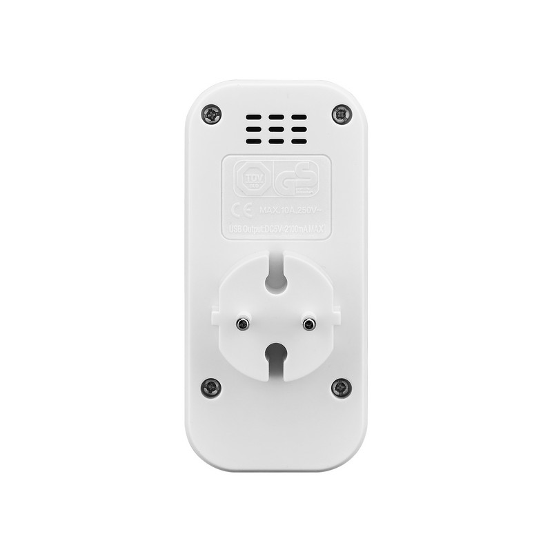 Priză de perete Adaptor de mufă USB Priză duală pentru încărcare telefon Livrare gratuită Port dublu USB 5V 2A Priză electrică Usb usb Z1-10