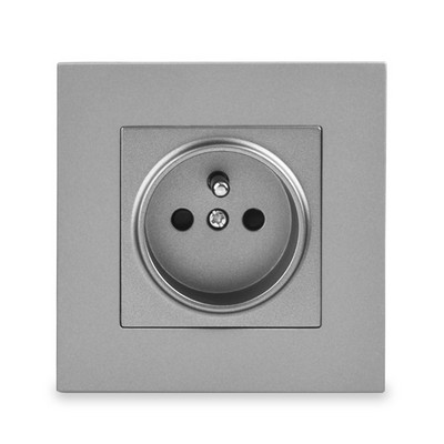 Avoir Priză Electrică de Perete FR Standard Francez Cu Usb Dublu 2A Alb Negru Auriu Gri Plastic Panou Prize Electrice 220V