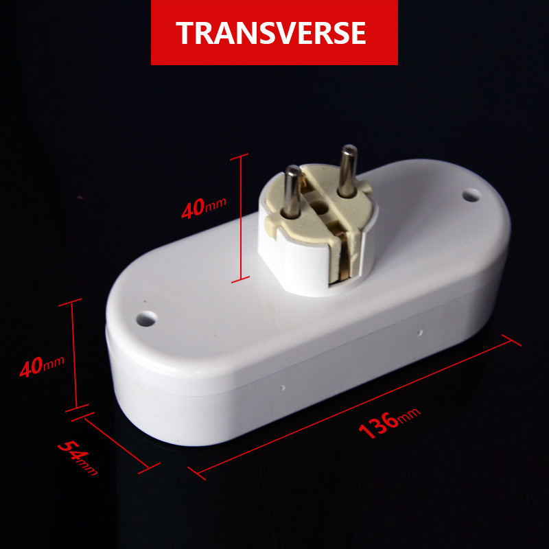 Tip UE, standard german, cu 2 orificii, 1 la 3 căi, priză de conversie, adaptor de alimentare, mufă 16A, priză de călătorie, 250 V, ca