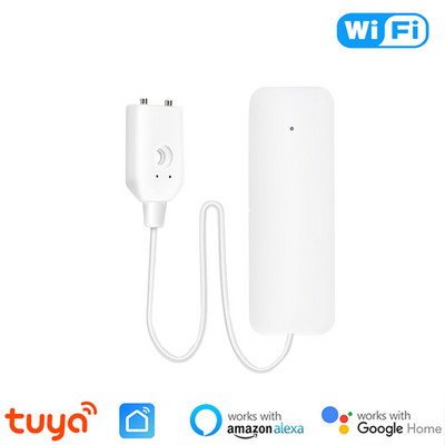 Tuya Zigbee veelekke häire vee lekke anduri detektor üleujutushoiatuse ülevoolu turvahäiresüsteem töötab koos ZigBee Gatewayga