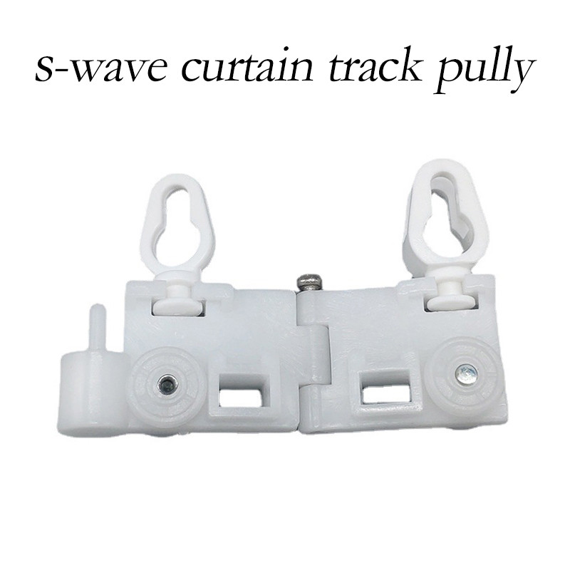 S-típusú hullámos függönytárcsa motoros elektromos függönyhöz Dooya wifi zigbee függönypálya