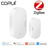 CORUI ajtó érzékelő Zigbee Smart Door ablak érzékelő mágneses érzékelő vezeték nélküli kapcsolat Biztonsági védelem Intelligens otthon