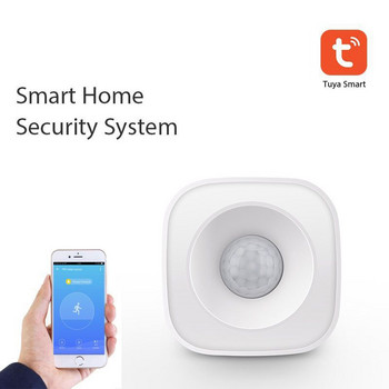 WiFi Smart PIR сензор за движение Tuya Zigbee Сензор за охранителна аларма Smart Life EWeLink App Control Anti Theft Body Инфрачервен сензор