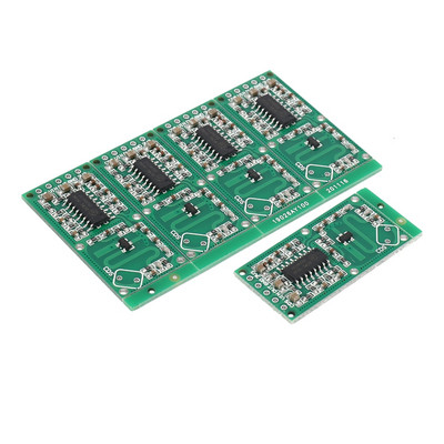 5PCS RCWL-0516 Микровълнов радар сензор Модул за интелигентен превключвател Модул за индукция на човешкото тяло 5-7M Разстояние за откриване 4-28V 100Ma