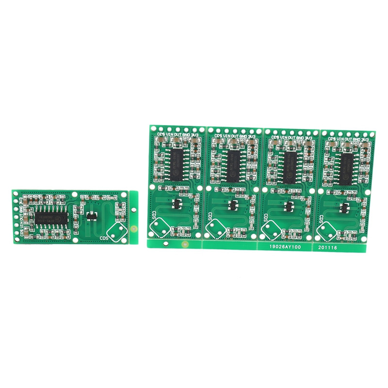 5PCS RCWL-0516 Microwave Radar Sensor Smart Switch Module Human Body Induction Module 5-7M Detection Distance 4-28V 100Ma