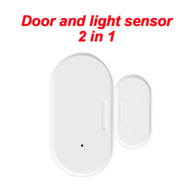 Lonsonho Tuya Smart Zigbee durvju gaismas sensors 2 vienā logu detektors Smartlife mājas automatizācija Alexa Google Home savietojams