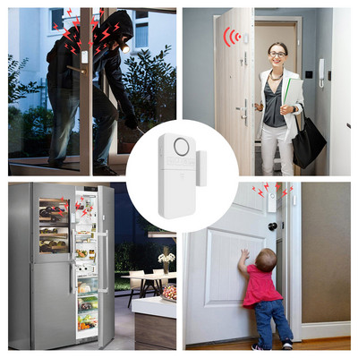 130db Dverový a okenný alarm Pre domácnosti Bezdrôtový dverový alarm Multifunkčný alarm