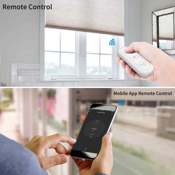 Tuya Smart Life RF WIFi Интелигентни щори за завеси Превключвател за ролетни щори Google Home Alexa Echo Гласово управление Таймер за приложение за интелигентен дом