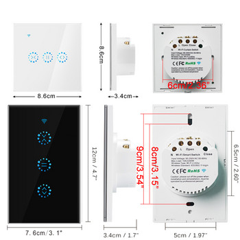 eWeLink WiFi Smart Curtain Blind Switch за ролетни щори Електрически Cutain моторизирани щори Гласов контрол от Alexa