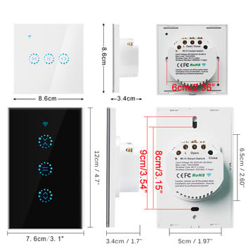 eWeLink WiFi Smart Curtain Blind Switch for Roller Roller Electric Cutain motorized blinds Voice Control by Alexa