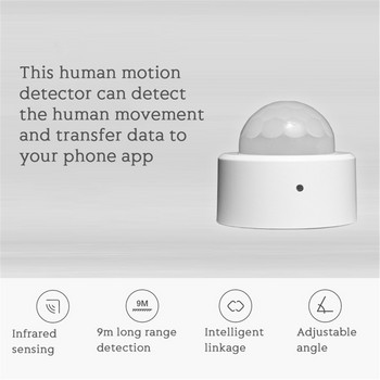 Нов Zigbee 3.0 Tuya Mini Smart Human Body Sensor Motion Movement PIR Transducer Инфрачервен детектор Smart Life Smart Home Security