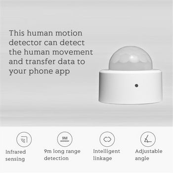 Νέος ανιχνευτής υπερύθρων Zigbee 3.0 Tuya Mini Smart Human Body Movement αισθητήρας κίνησης PIR Ανιχνευτής υπερύθρων Smart Life Smart Life Security