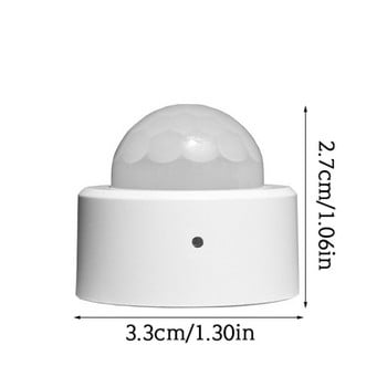 Нов Zigbee 3.0 Tuya Mini Smart Human Body Sensor Motion Movement PIR Transducer Инфрачервен детектор Smart Life Smart Home Security