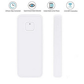 Alarmă de securitate pentru ușă în timp real Alarmă inteligentă cu senzor de ușă WiFi cu control Alexa și Google Home pentru securitatea casei