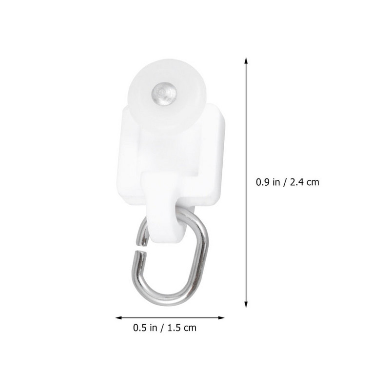 Užuolaidų bėgiai, ritininiai bėgiai, lubų kabliukai, kabliukai, ritinėliai, laikikliai, dušo užuolaidos, strypai, tvirtinimo skriemuliai, sklandytuvai, slankiojančios patalpos užuolaidos forma